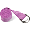 Ремень для йоги с металлическим карабином PRCTZ YOGA STRAP, фиолет.